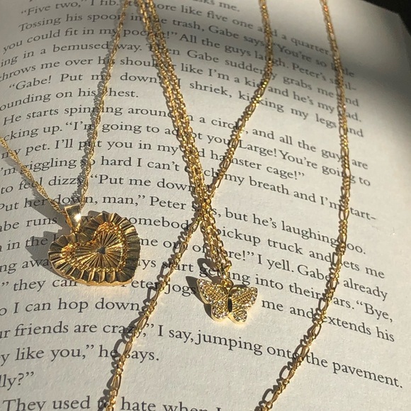 Butterfly Pendant Necklace - Picture 6 of 7